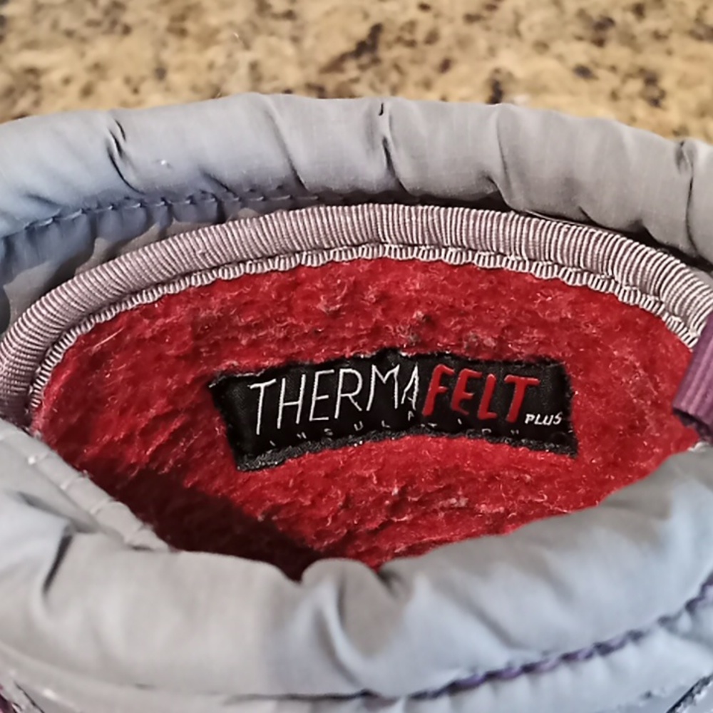 The North Face Girls Alpenglow IV Lace Insulated Waterproof Winter Boots. Size 1 - Picture 10 of 15